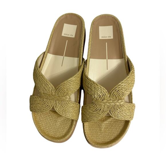 Dolce Vita Women’s Selda Slides in Light Natural - Size 10 - Picture 4 of 10